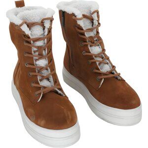 J Slides NYC Torrie Water Resistant Suede Boots - Women's 9